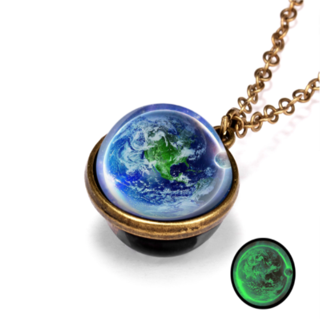 Collar Galaxy Brillante Moda Steampunk Vintage 
