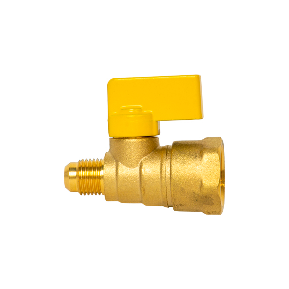Llave de control recta para gas 1/2 NPT X 5/16 Coflex