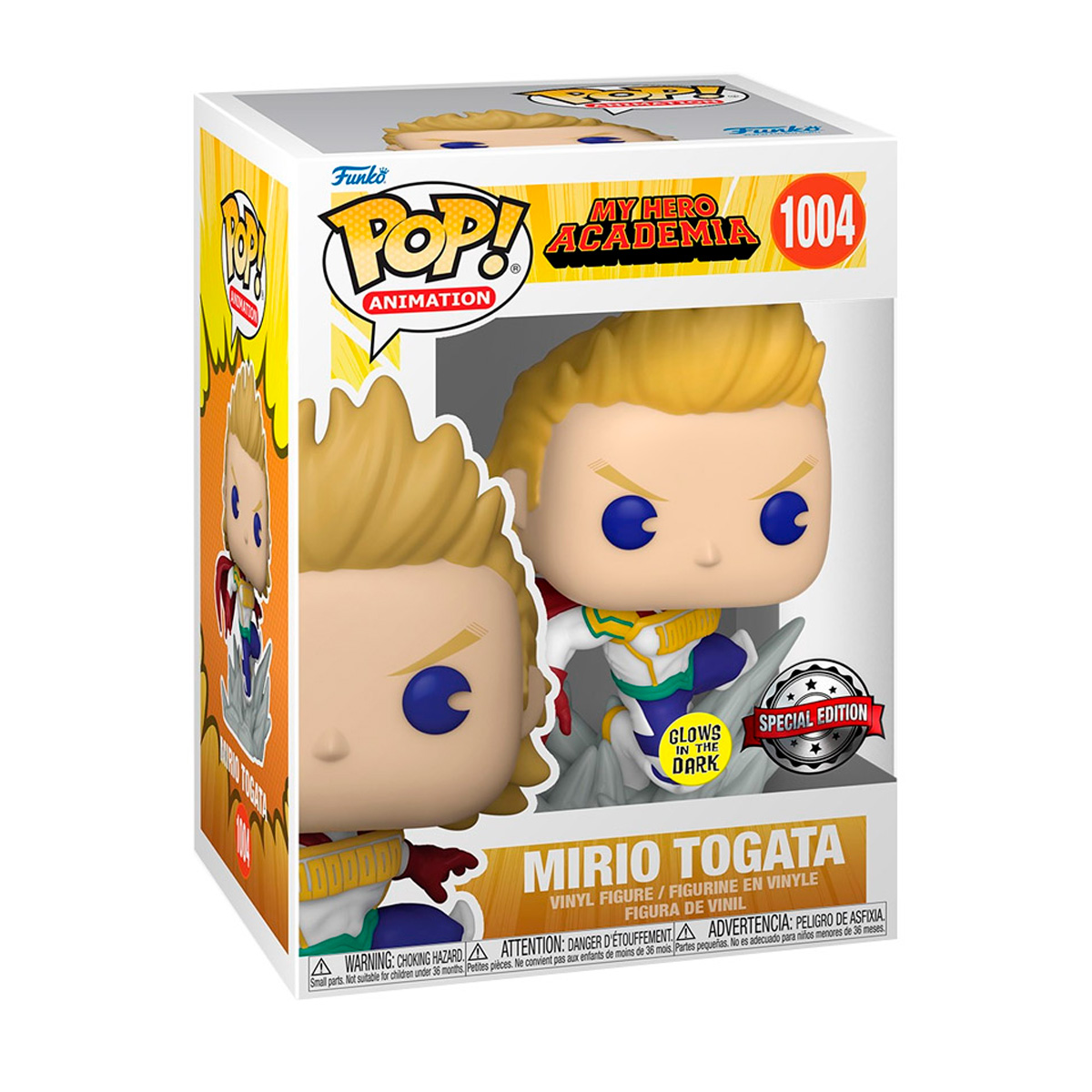 Funko Pop Mirio Togata #1004 Traje De Heroe My Hero Academia Anime Original