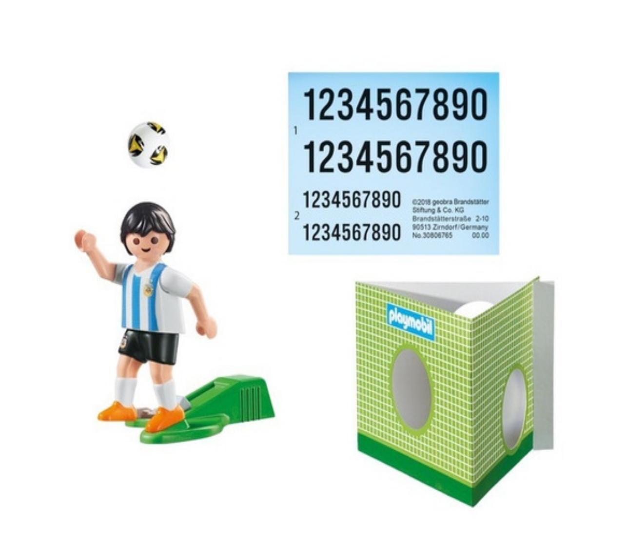 Playmobil 9508 Jugador de Soccer Argentina World Soccer Cup