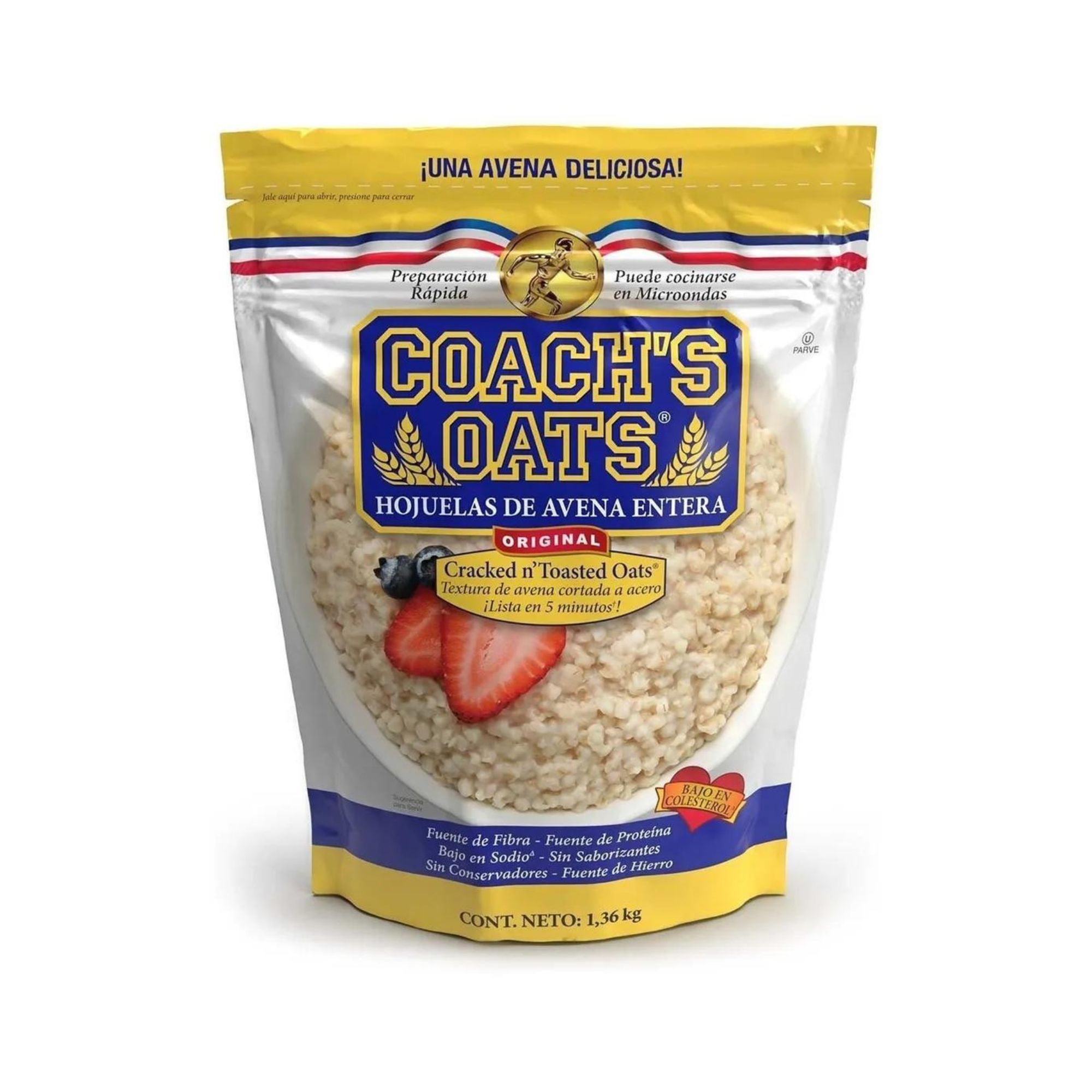 Hojuelas De Avena Entera Coachs Oats 1.36 Kg