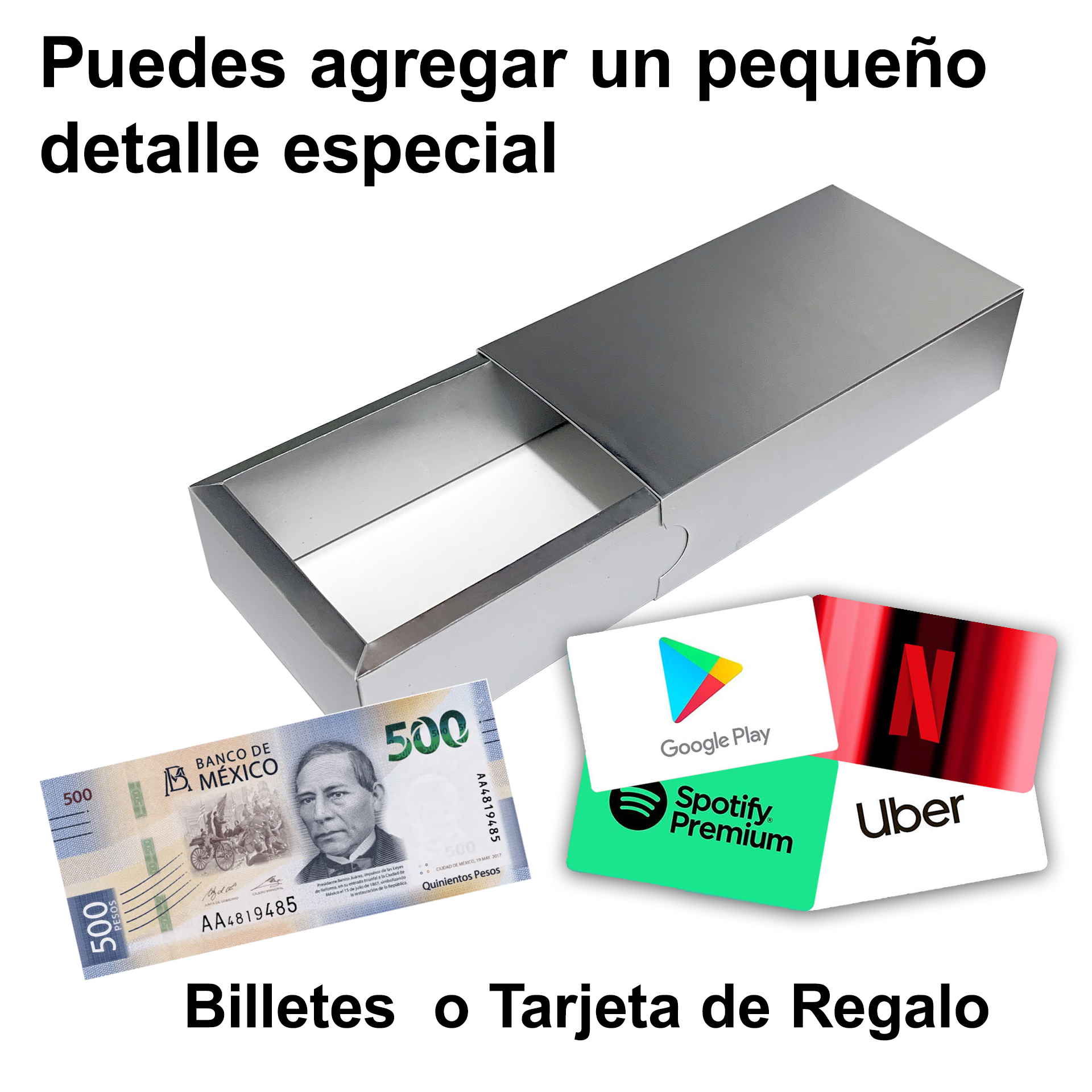 Caja Regalo Sorpresa Cubos Saltarines Cumpleaños