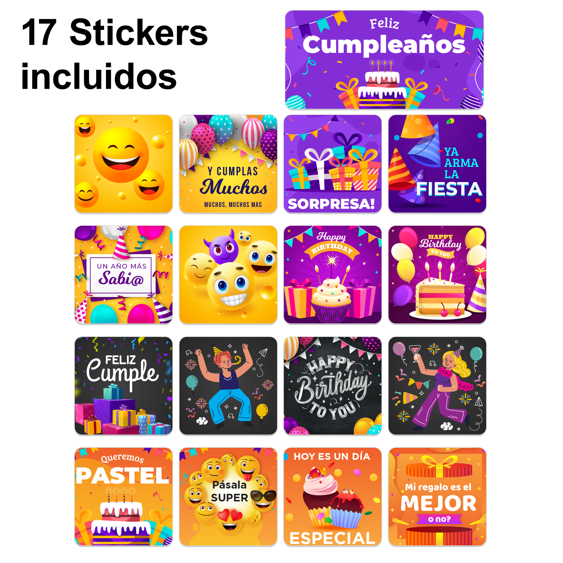 Caja Regalo Sorpresa Cubos Saltarines Cumpleaños