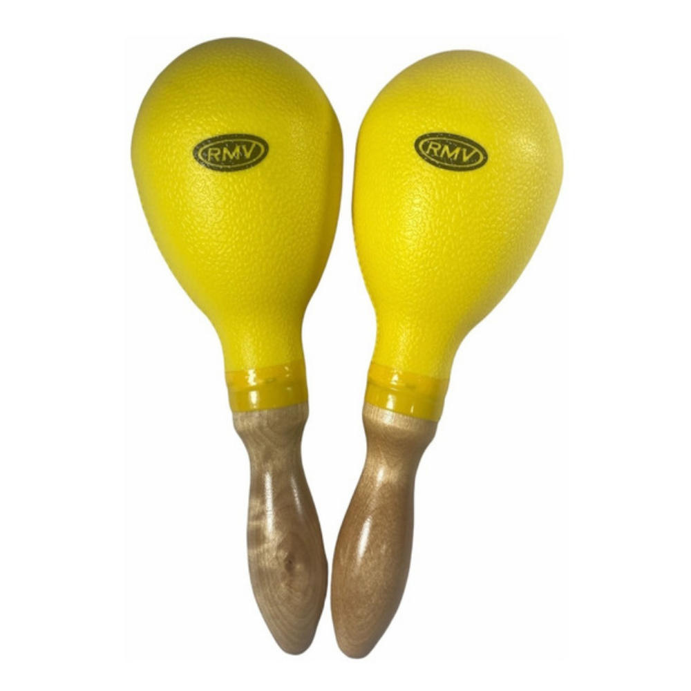Maracas Amarillas De Plastico