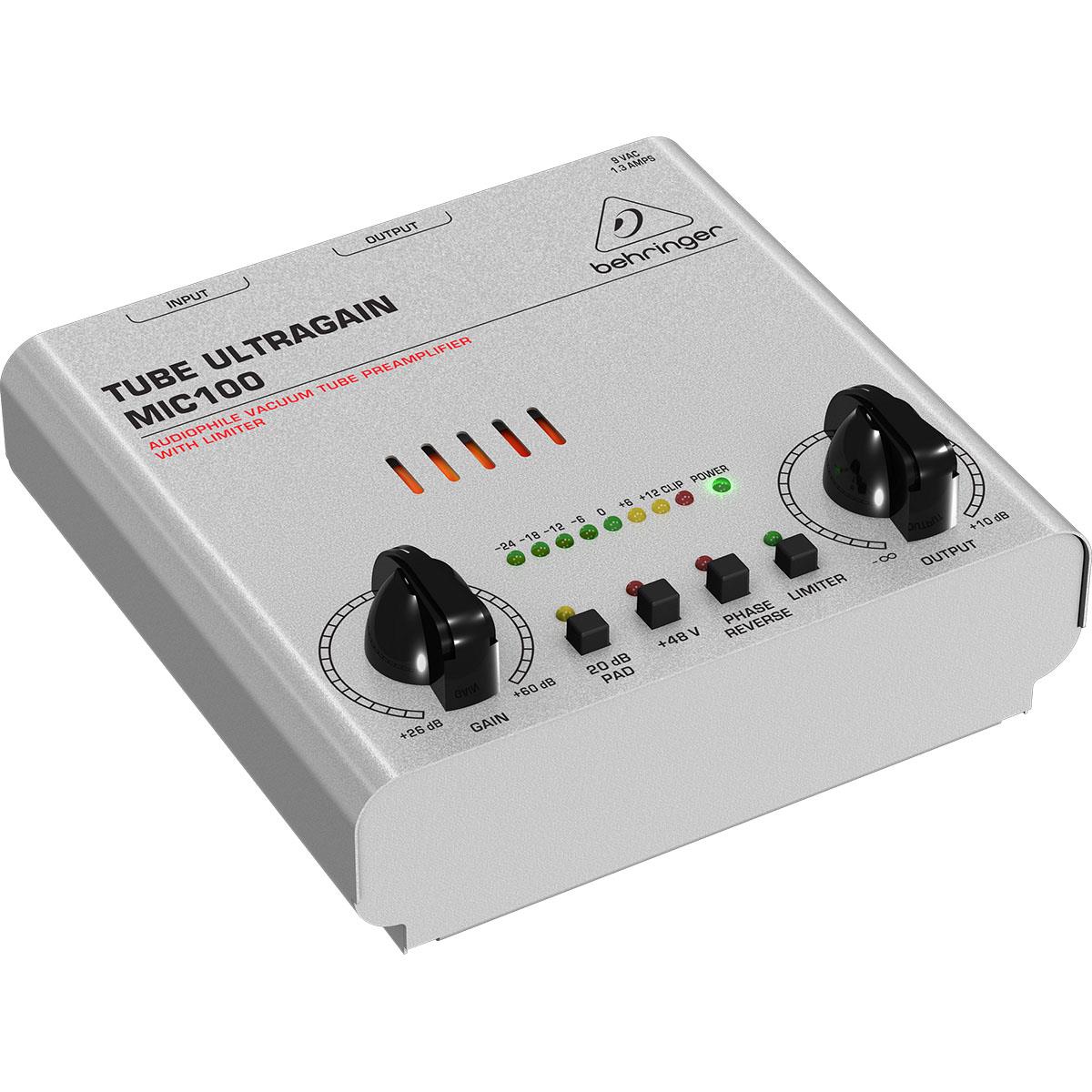 Preamplificador Behringer Para Microfono Modelo MIC100