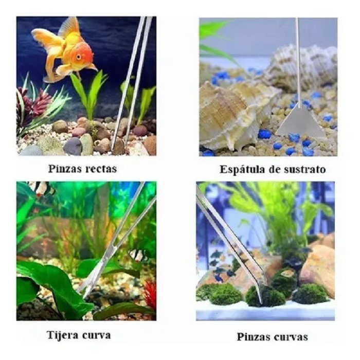 Kits De Herramientas Para Plantas Acuarios Acero Inoxidable