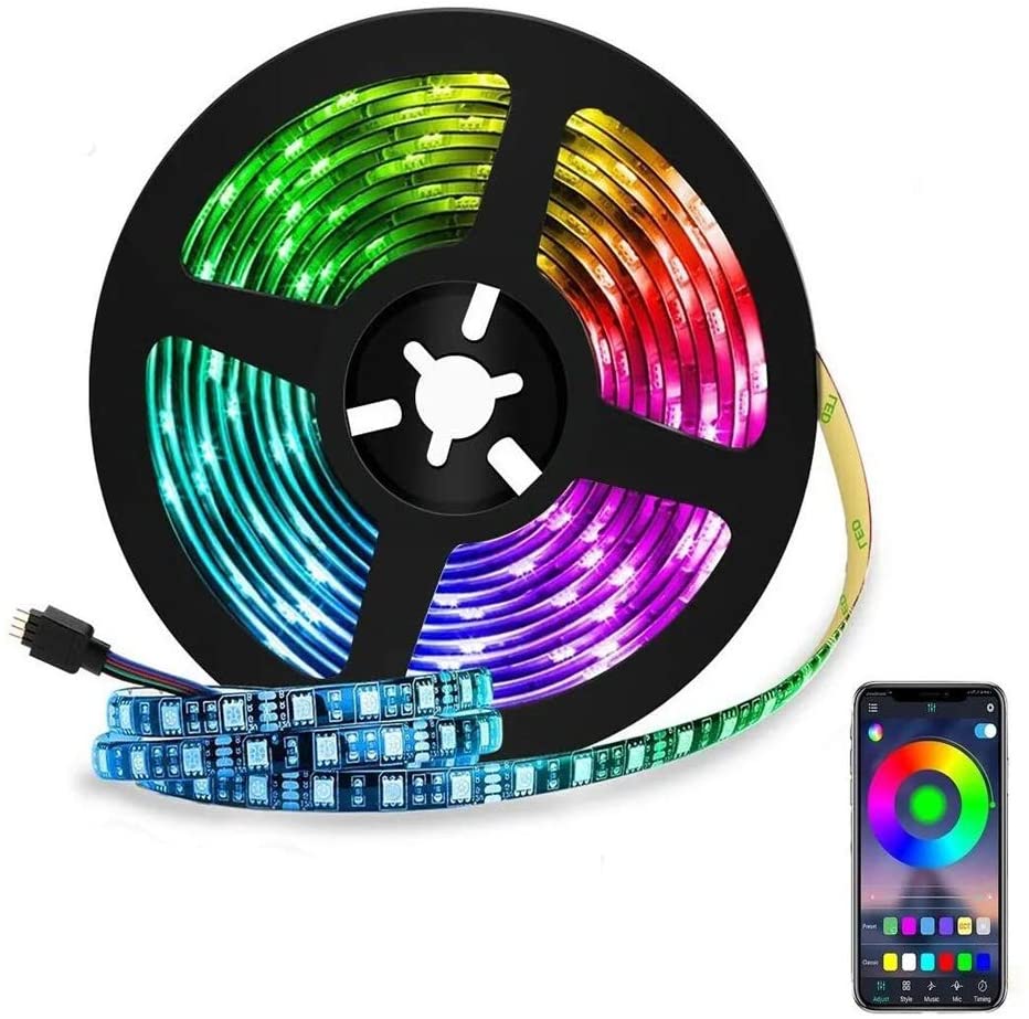 Tira LED RGB 5m Bluetooth USB