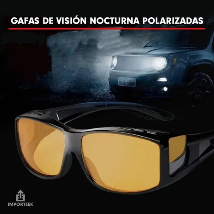 Par Lentes Gafas Sol Polarizados + Vision Nocturna