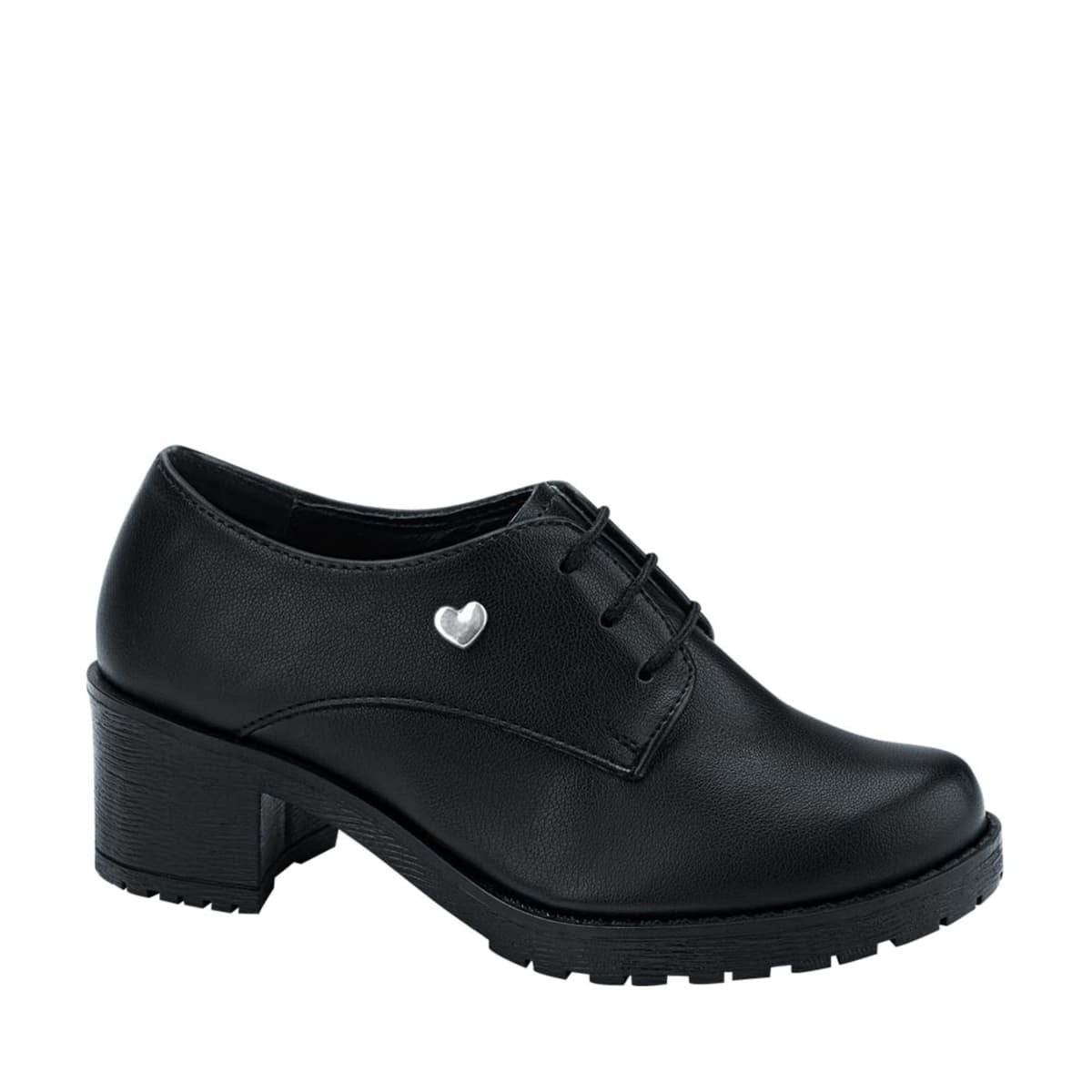 Zapato Escolar Casual Choclo Vivis Shoes Kids color Negro para NIña K010 1052991