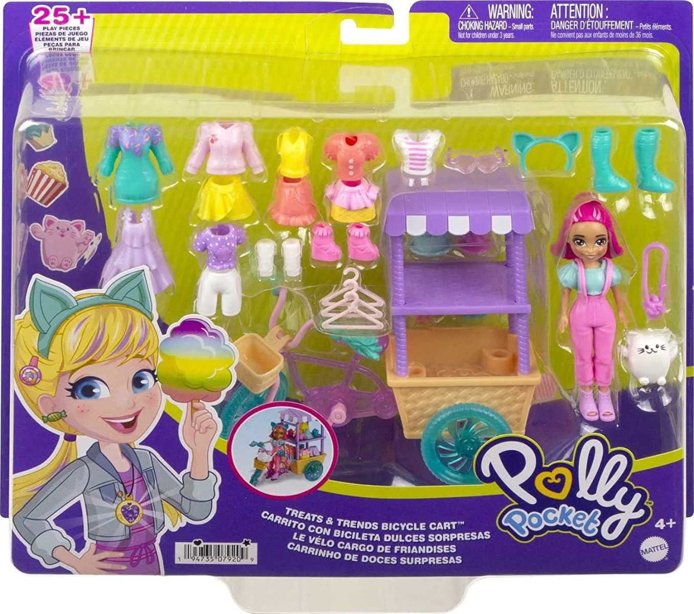 Polly Pocket Carrito de Dulces Sorpresas