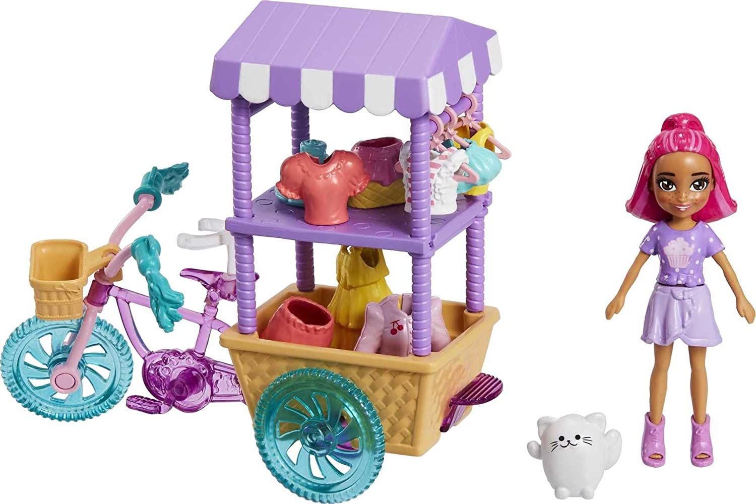Polly Pocket Carrito de Dulces Sorpresas