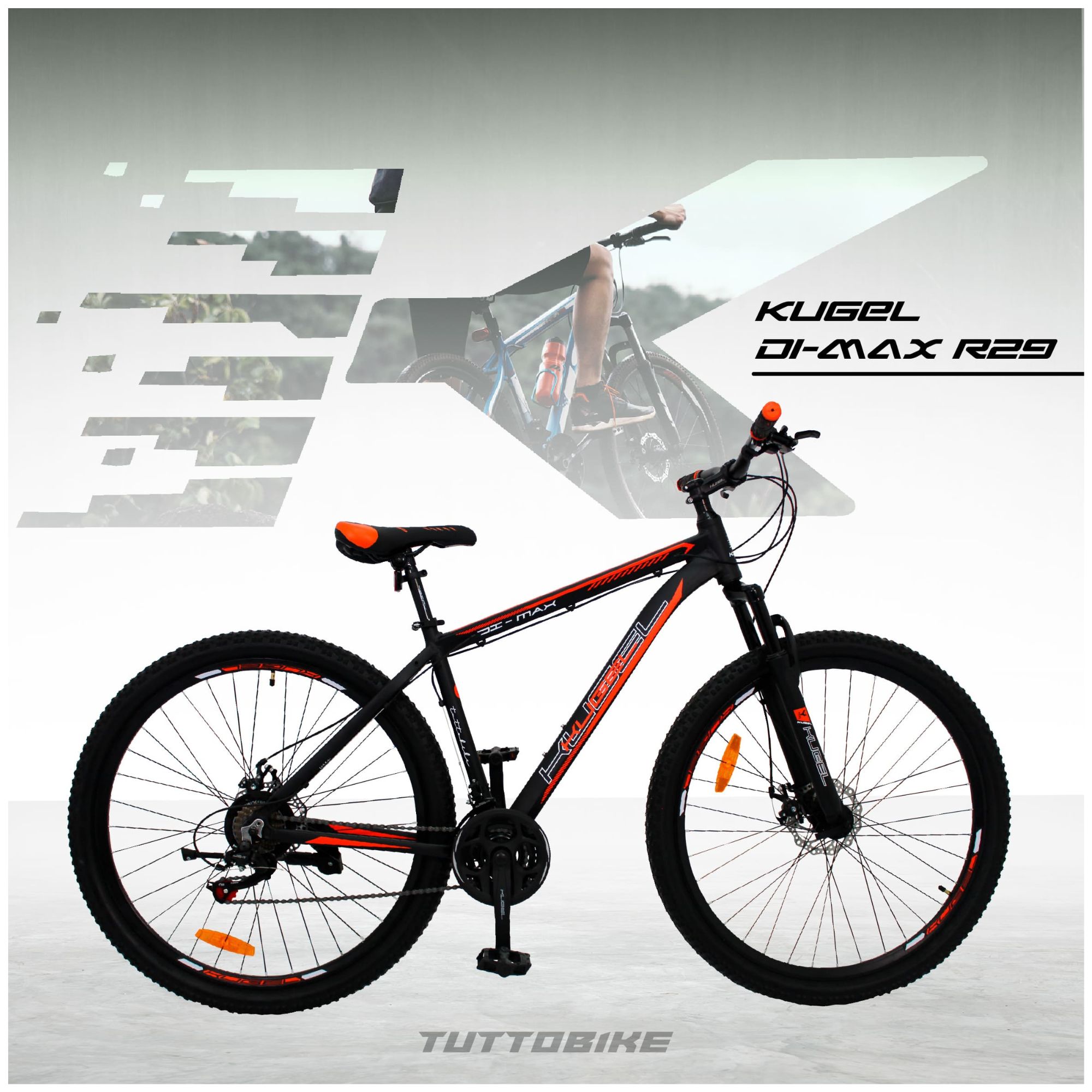 Products Bicicleta Montaña Rodada 29 21 Velocidades Kugel Di-max Negro/Naranja