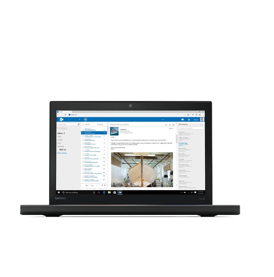  Laptop Lenovo A275-12"-AMD PRO A12-8830B-8GB RAM-256GB SSD-(VIDEO CARD AMD RADEON R7-4GB)-WINDOWS 10 Pro-Equipo Clase A, Reacondicionado.