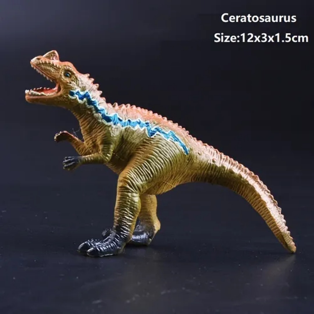 6 Juguetes De Dinosaurios, T-rex Tyrannosaurus, Stegosaurus