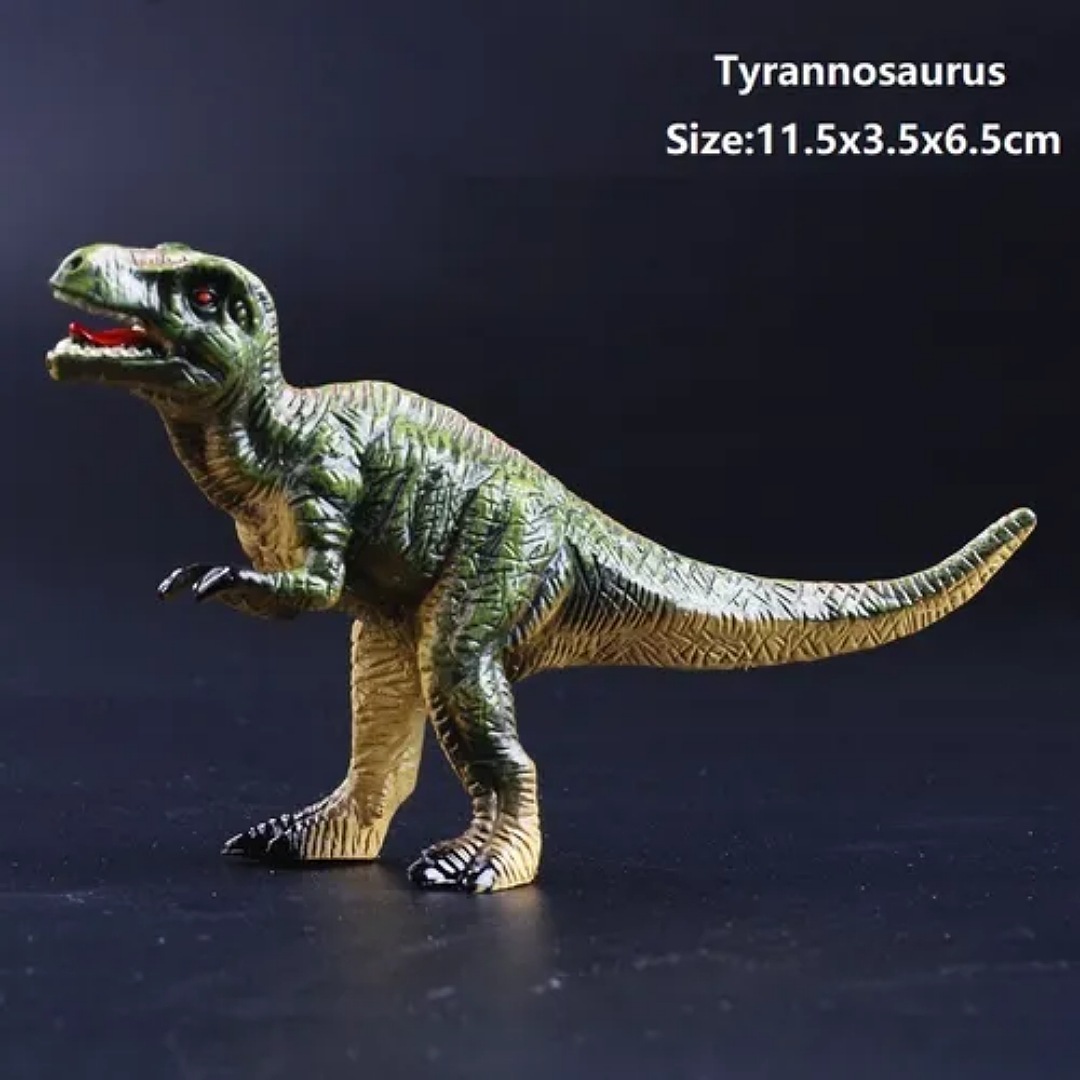 6 Juguetes De Dinosaurios, T-rex Tyrannosaurus, Stegosaurus