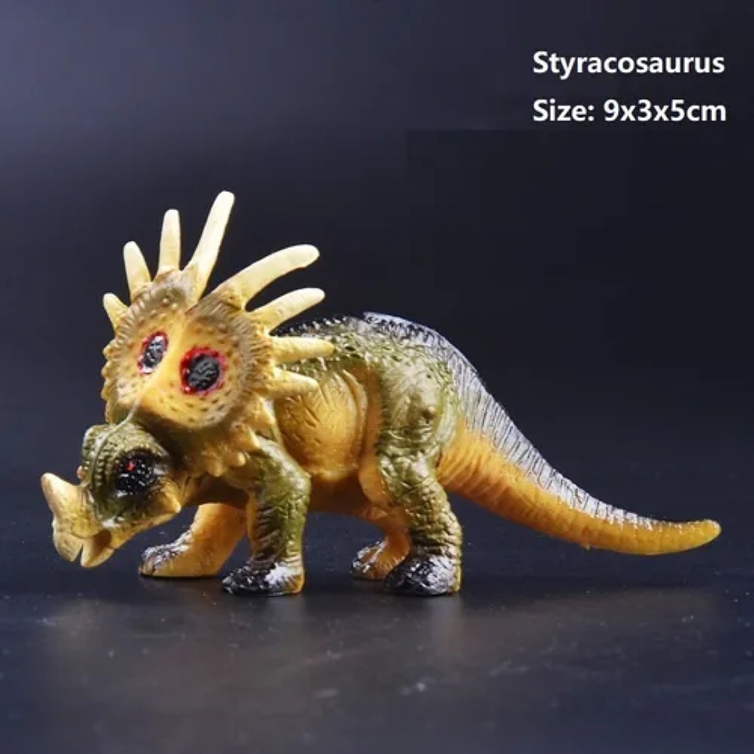 6 Juguetes De Dinosaurios, T-rex Tyrannosaurus, Stegosaurus