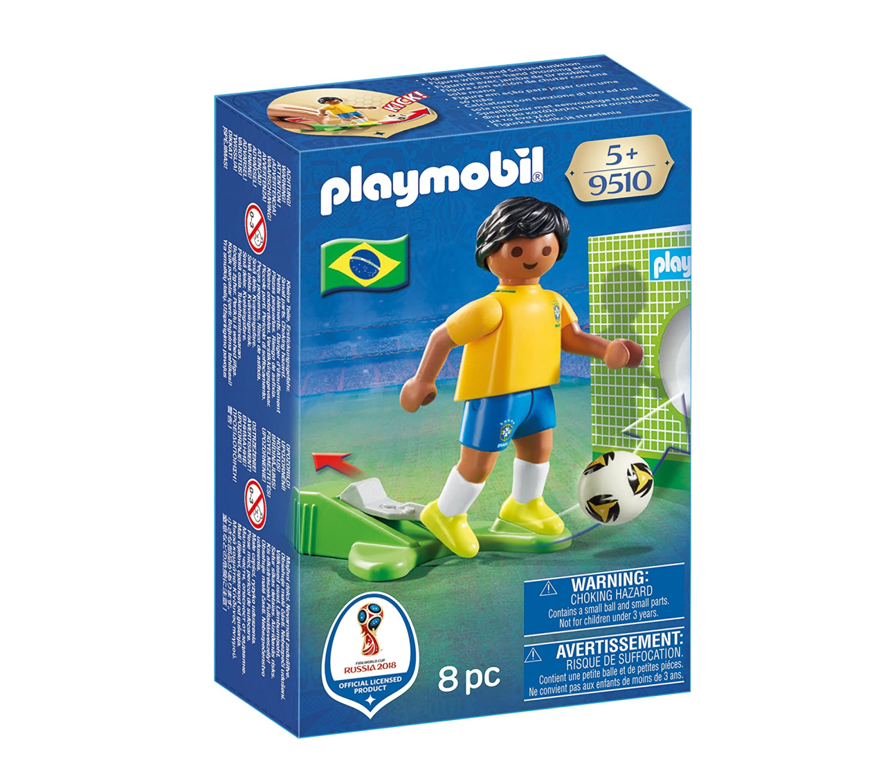 Playmobil 9510 Jugador Soccer Brasil World Cup