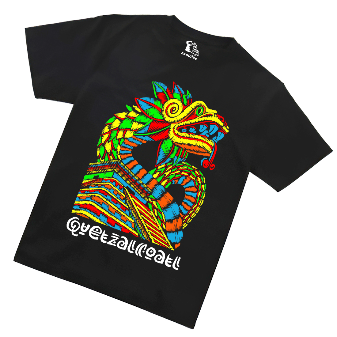 AxoloTee Playera Caballero- Piramide Quetzalcoatl