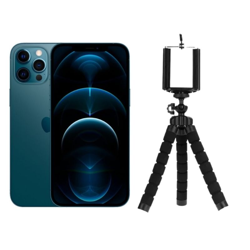 iPhone 12 Pro Azul Reacondicionado Grado A 256gb + Trípode