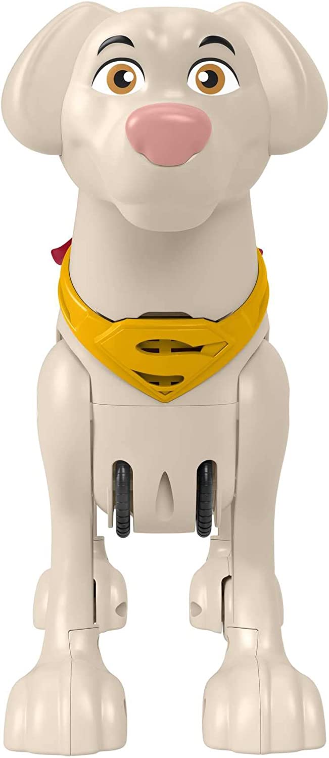 Fisher-Price DC League Of Super Pets Krypto Parlante: Figura 15 Cm Con Suoni E Movimento Mascella