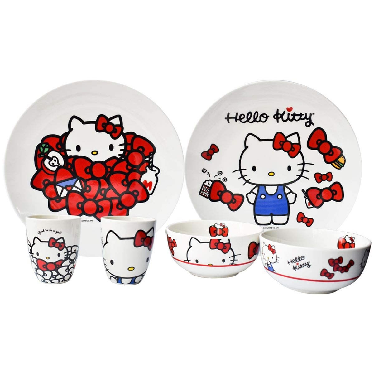 Vajilla de Porcelana Hello Kitty 12 Pz Fun Kids 632740 SMAC