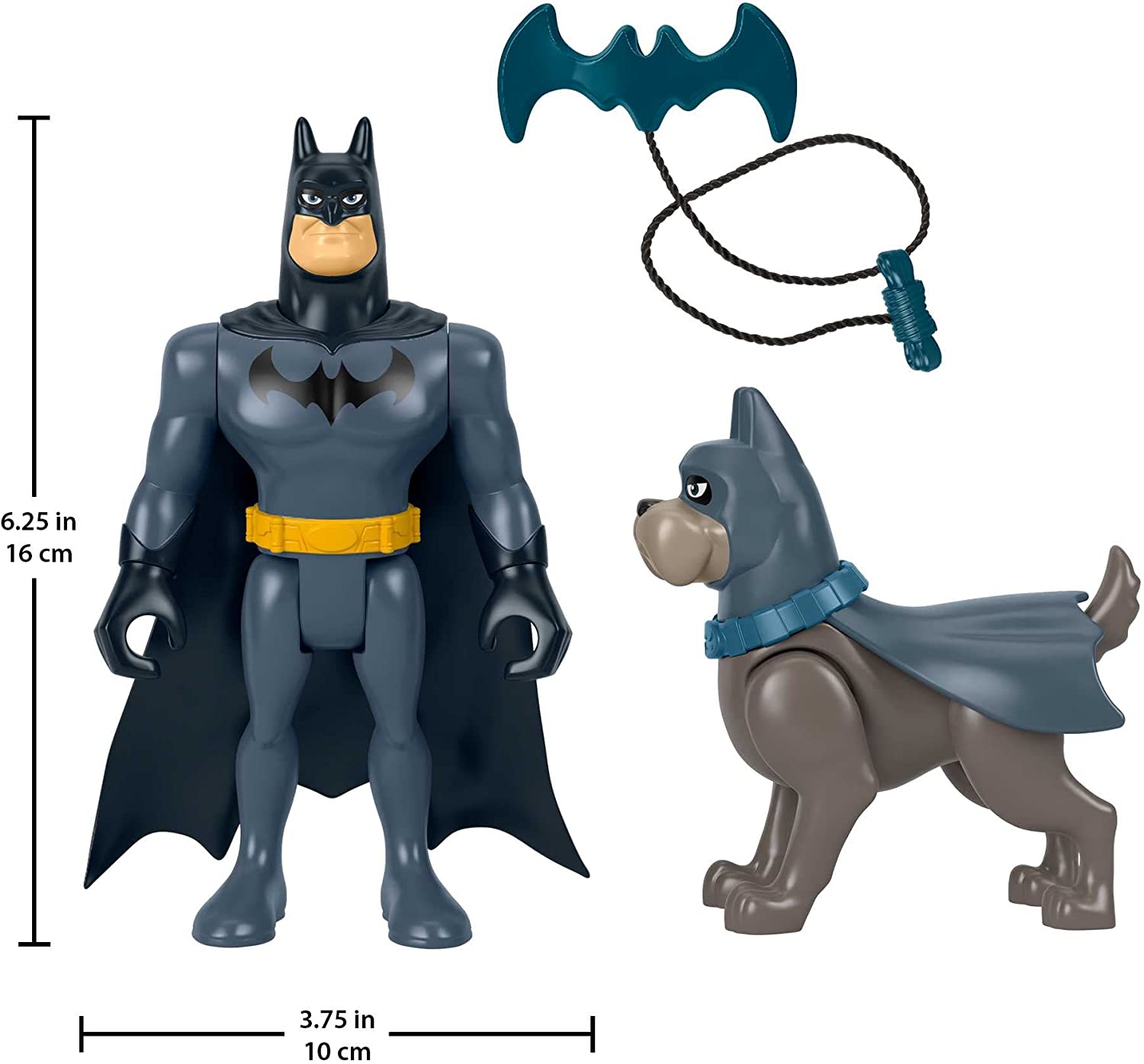 DC Liga de Super Mascotas Ace Héroe y mascota Figuras de juguete