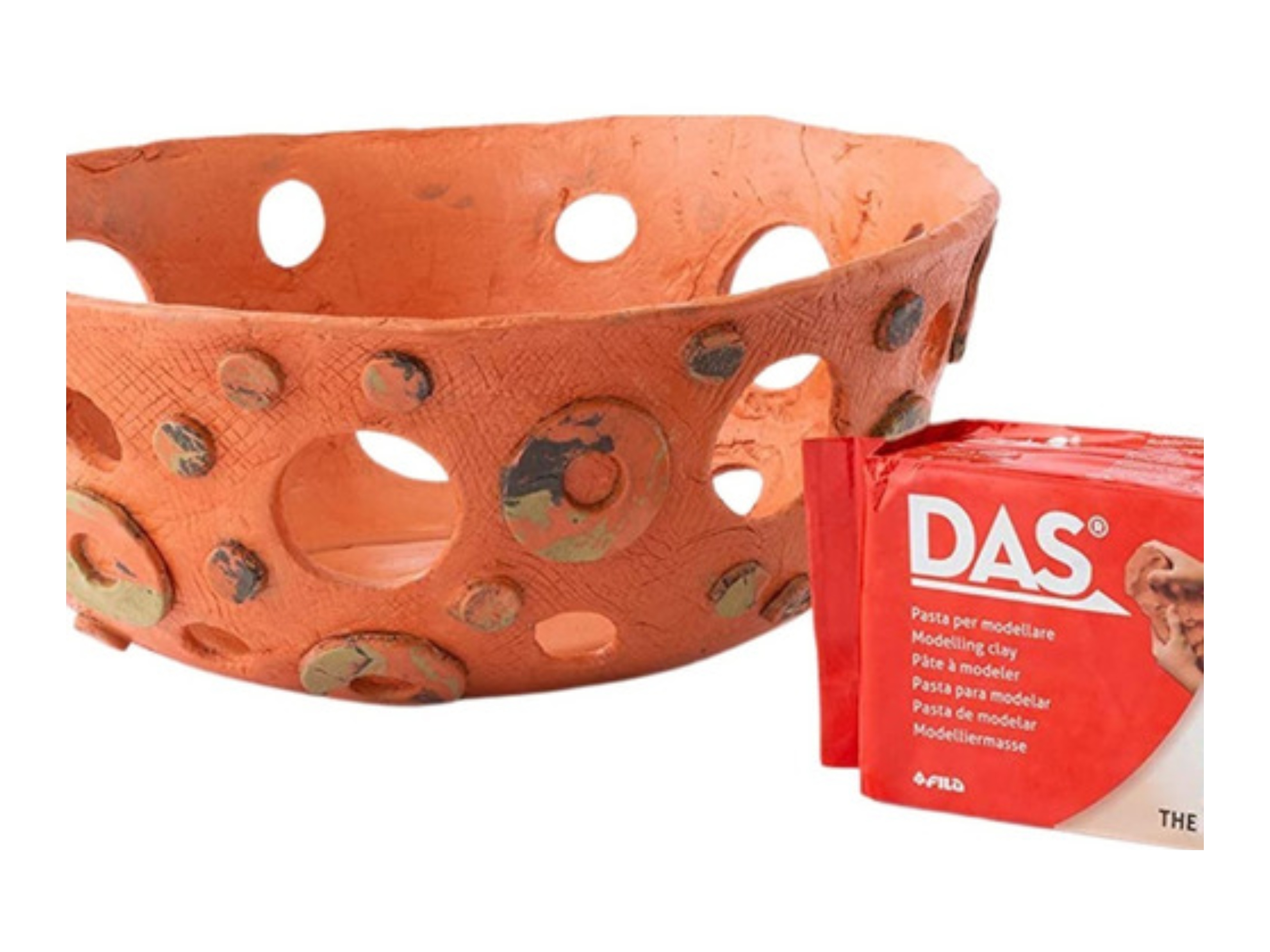 Pasta Para Modelar Das Terracota 500gr. Arcilla Seca