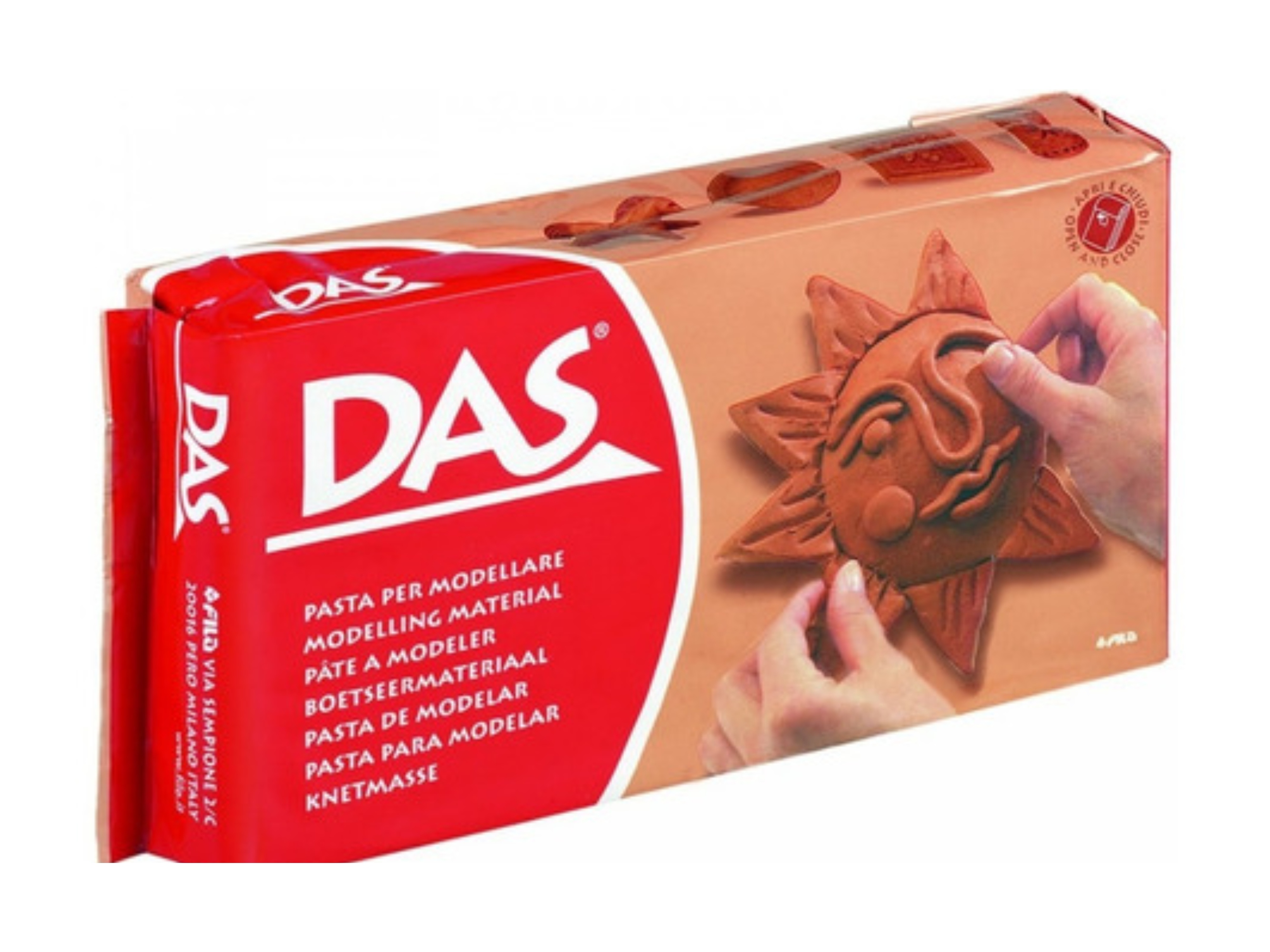 Pasta Para Modelar Das Terracota 500gr. Arcilla Seca