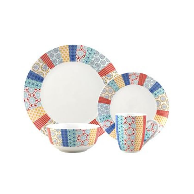 Vajilla de Porcelana 24 Pz Just Home Collection 8765189 SMAC