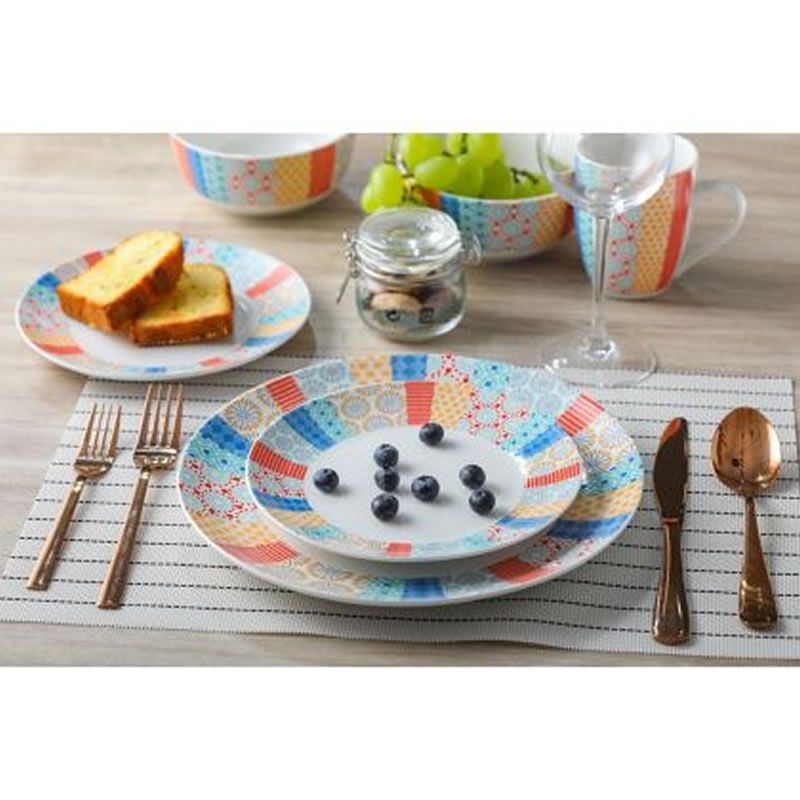 Vajilla de Porcelana 24 Pz Just Home Collection 8765189 SMAC