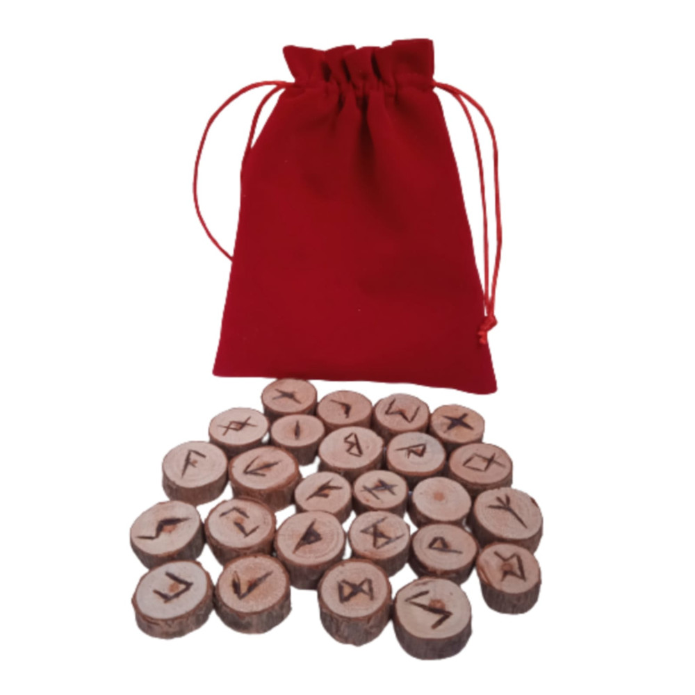 Runas Vikingas Con Bolso EZOR