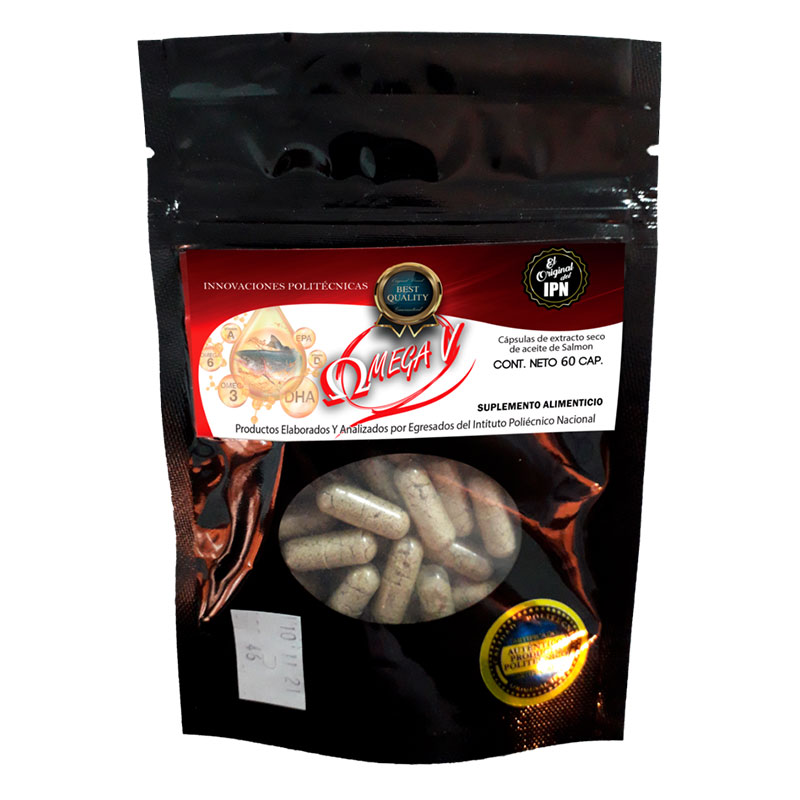 Omega V, Innovaciones Politecnicas, capsulas aceite de salmón 3 Pack