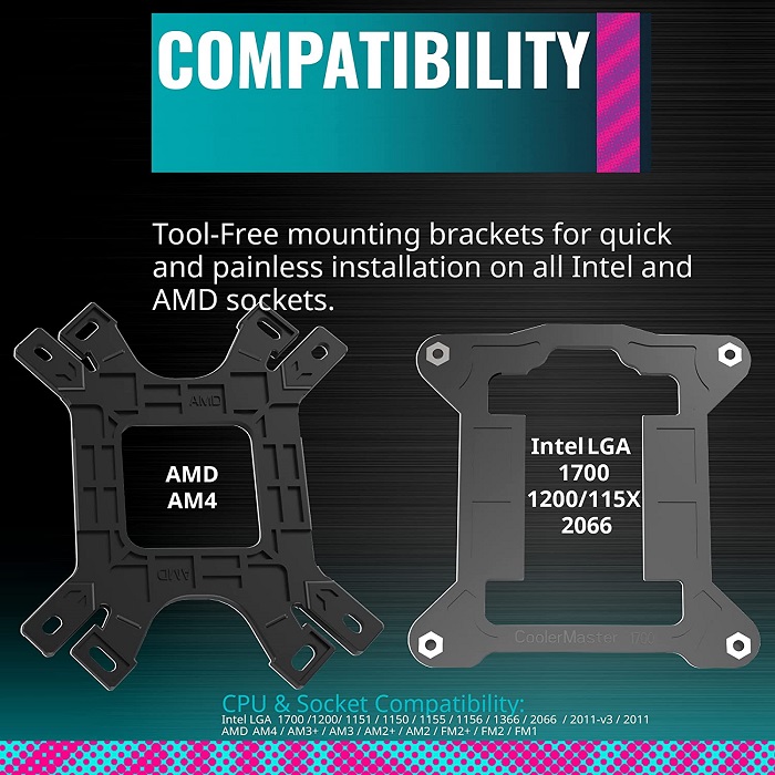 Disipador Ventilador Cooler Master Hyper 212 RGB Black Edition RR-212S-20PC-R2