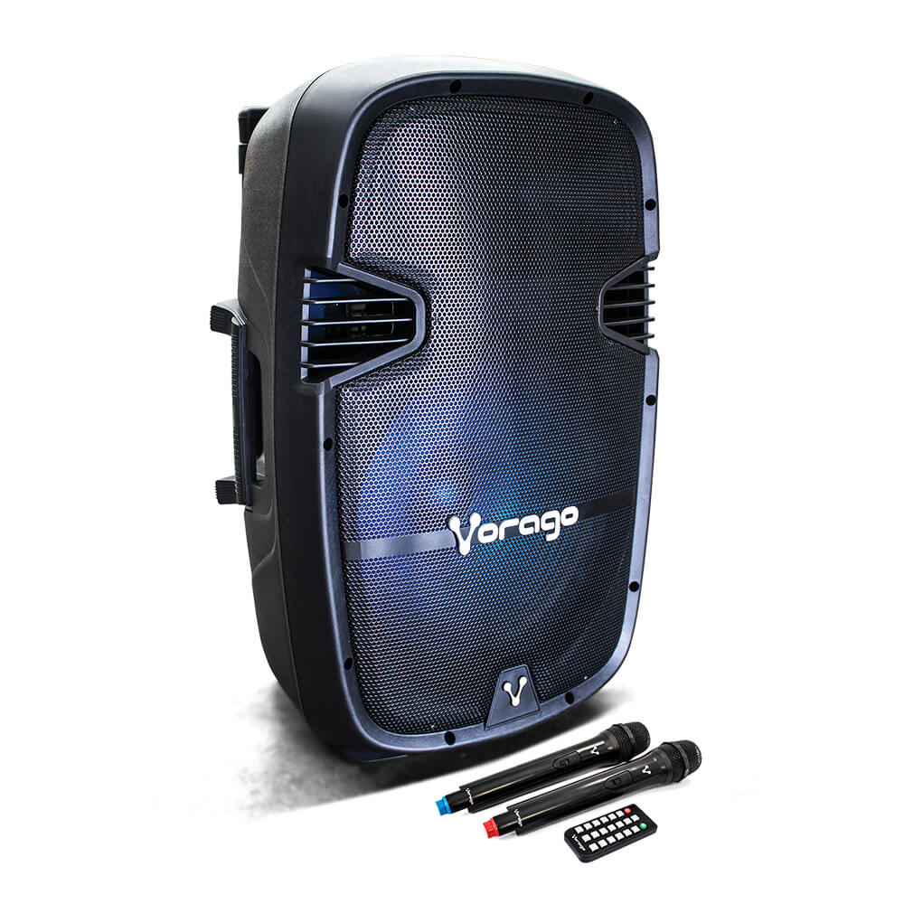 Bocina Bafle VORAGO KSP-500, 100 W, Negro, Bluetooth 