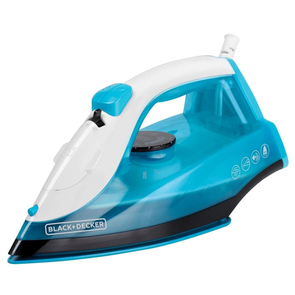 Plancha de Vapor Black and Decker IRBD200 TrueGlide Azul