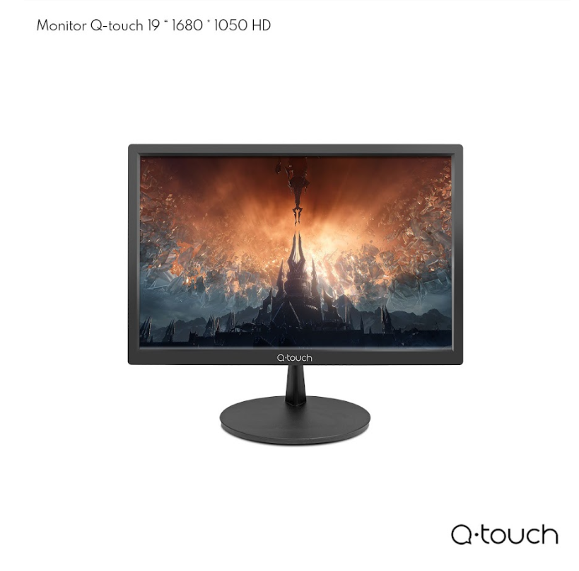 Monitor Q-TOUCH QT-2200 19 Pulgadas HD LED