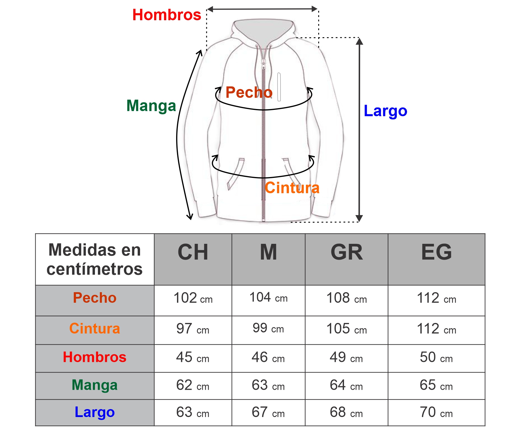 Sudadera Hoodie Con Capucha y Cierre De hombre Color Negro - R/R