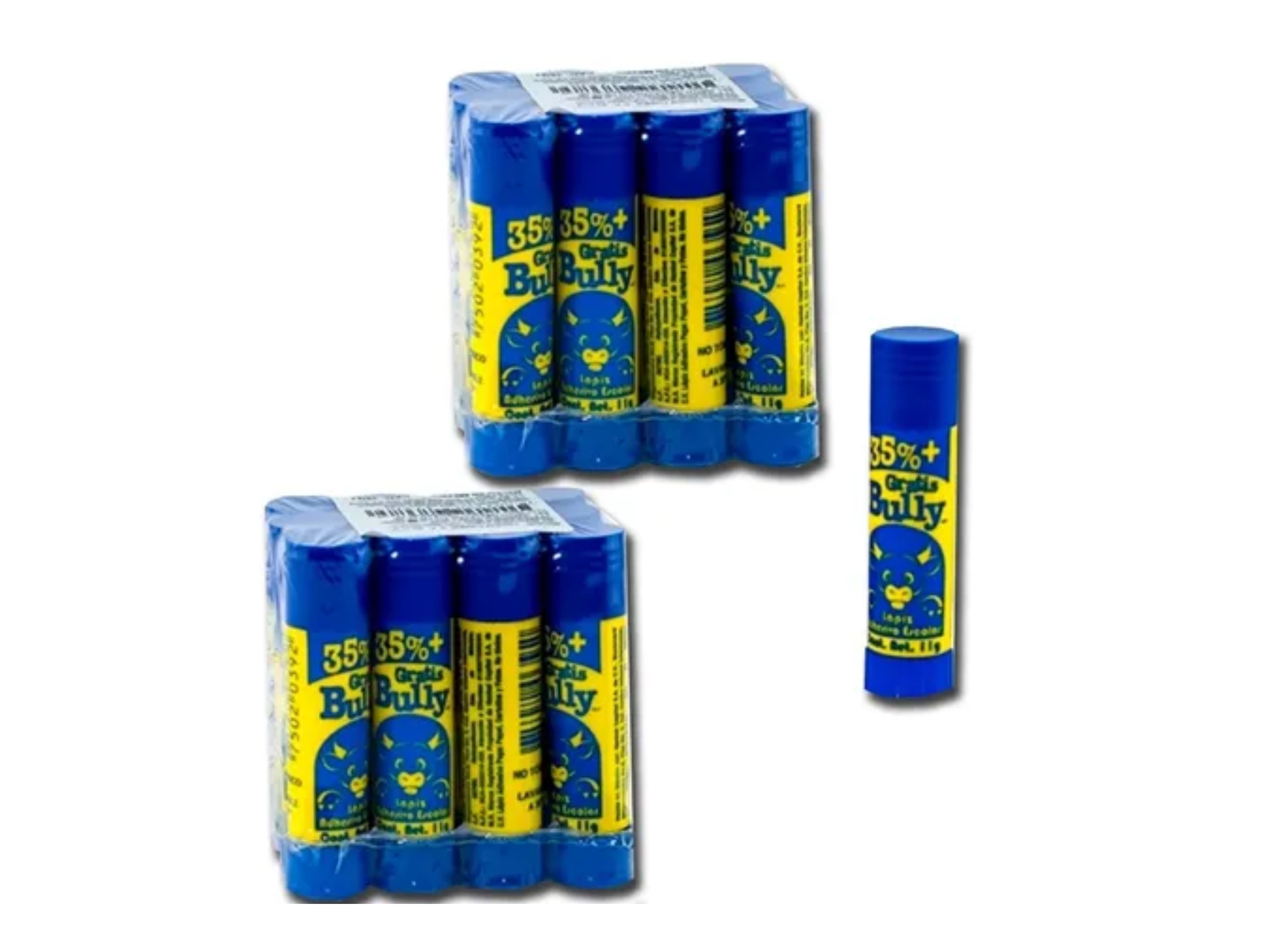 Pegamento Lápiz Adhesivo Tubo 22 G C/12 Pzas. Bully