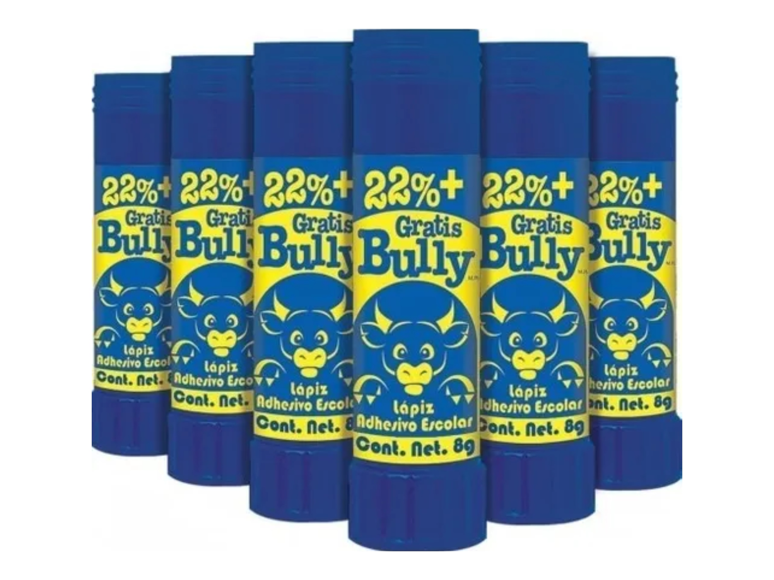 Pegamento Lápiz Adhesivo Tubo 22 G C/12 Pzas. Bully