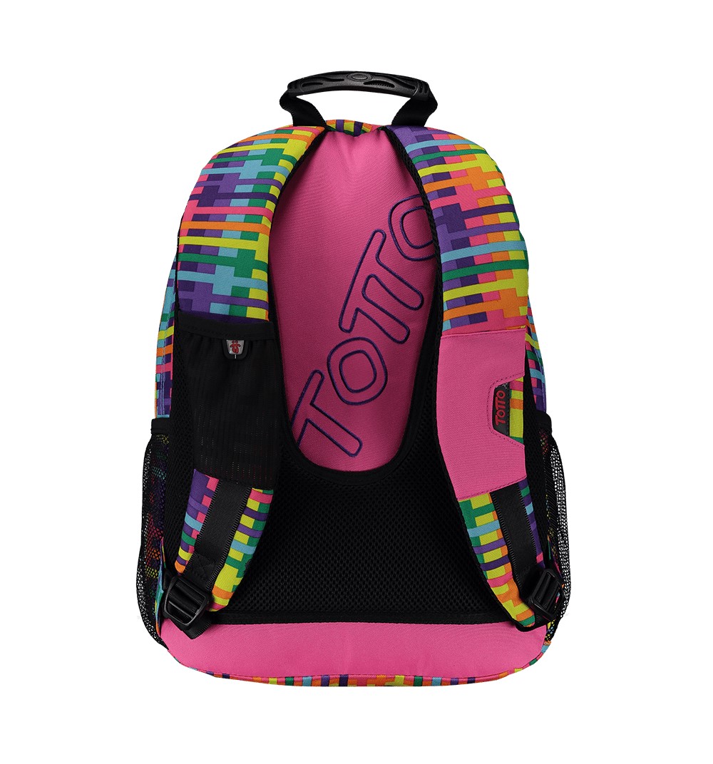 Mochila Totto Unisex Acuarela Escolar 5 Años De Garantía 