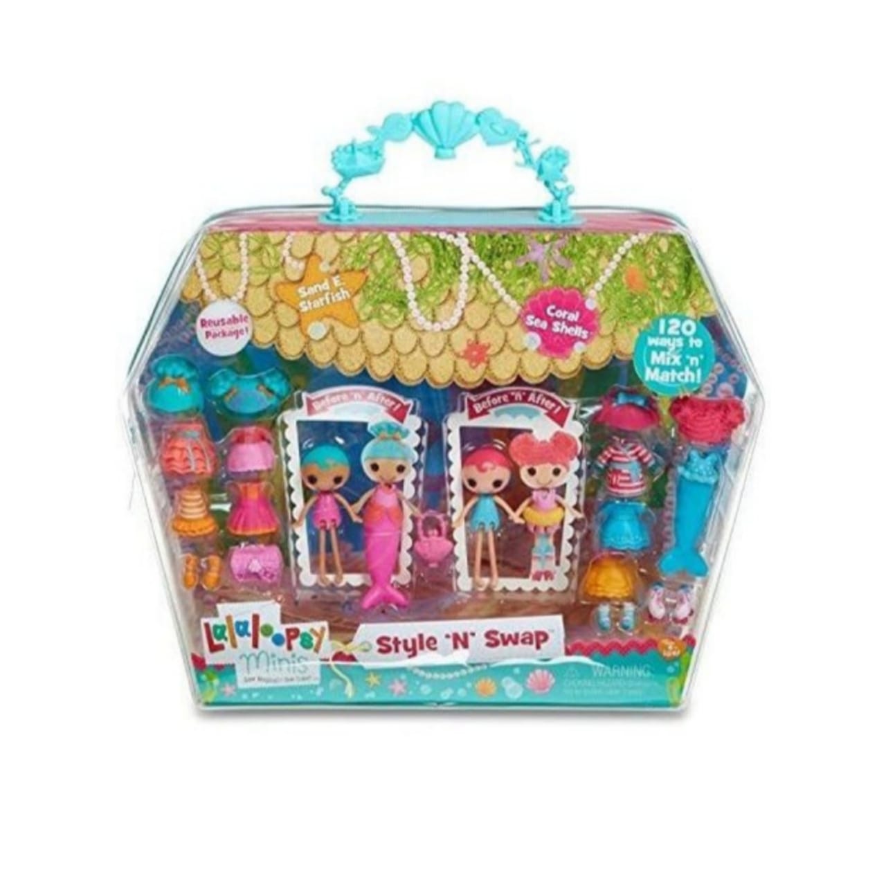 Lalaloopsy Minis Maletin con 2 muñecas y Accesorios Verde