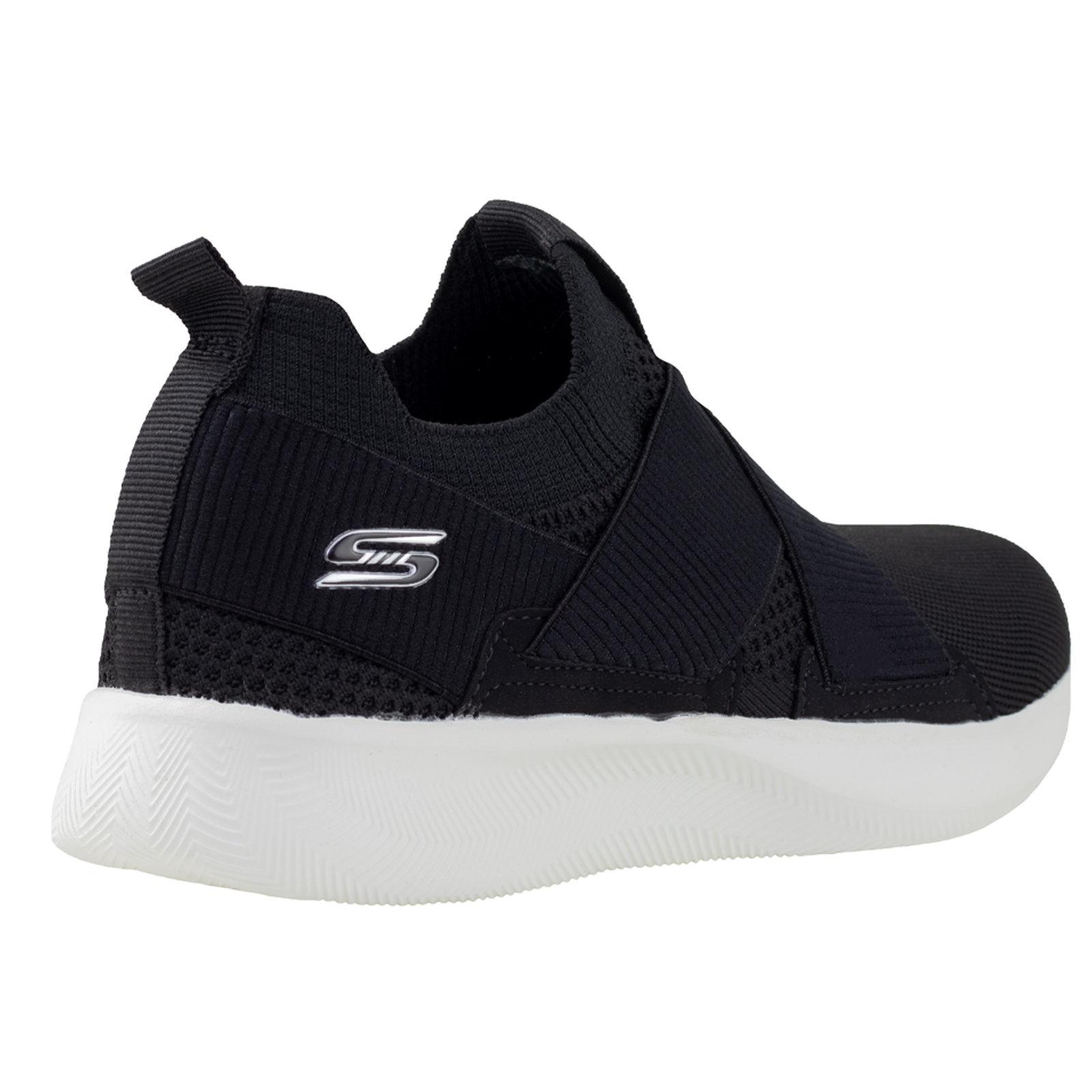 TENIS SKECHERS URBANO DETALLE DE CORREAS 117016 NEGRO MEMORY FOAM ORIGINAL