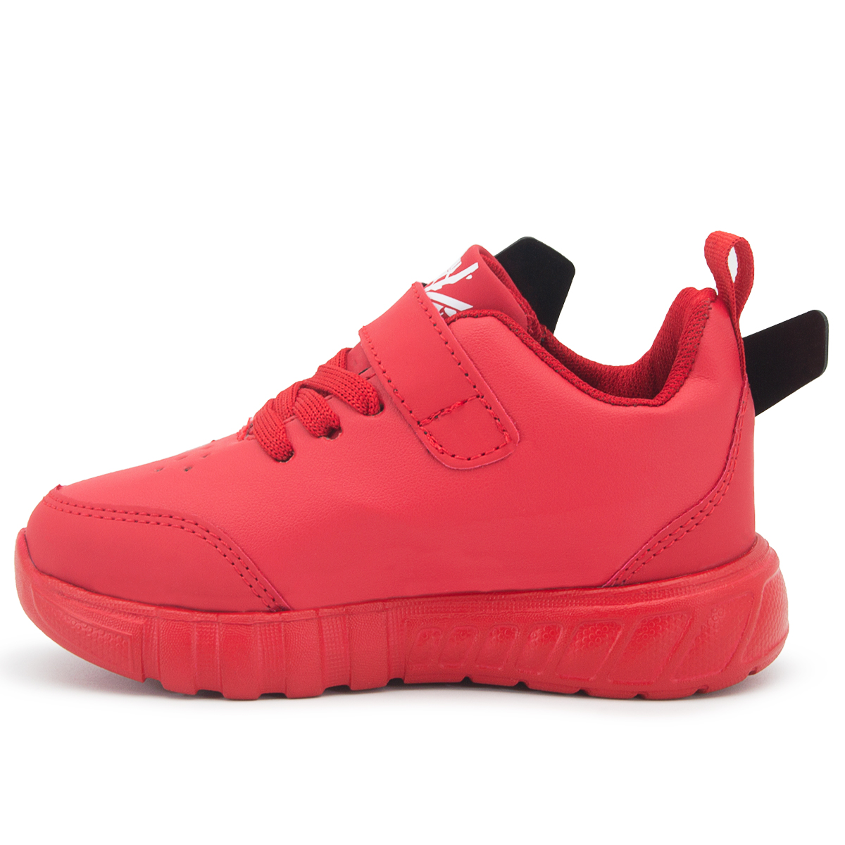 Tenis Con Luces De Impacto Casuales Rojo Ninos 18-21.5