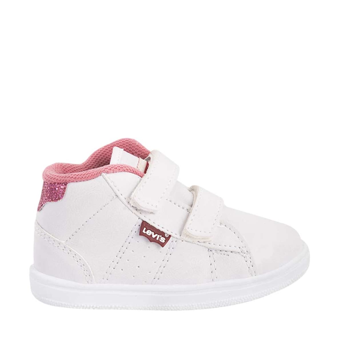 Tenis Casual Escolar Urbano Bota Levi's color Blanco para Niña 0331 179229