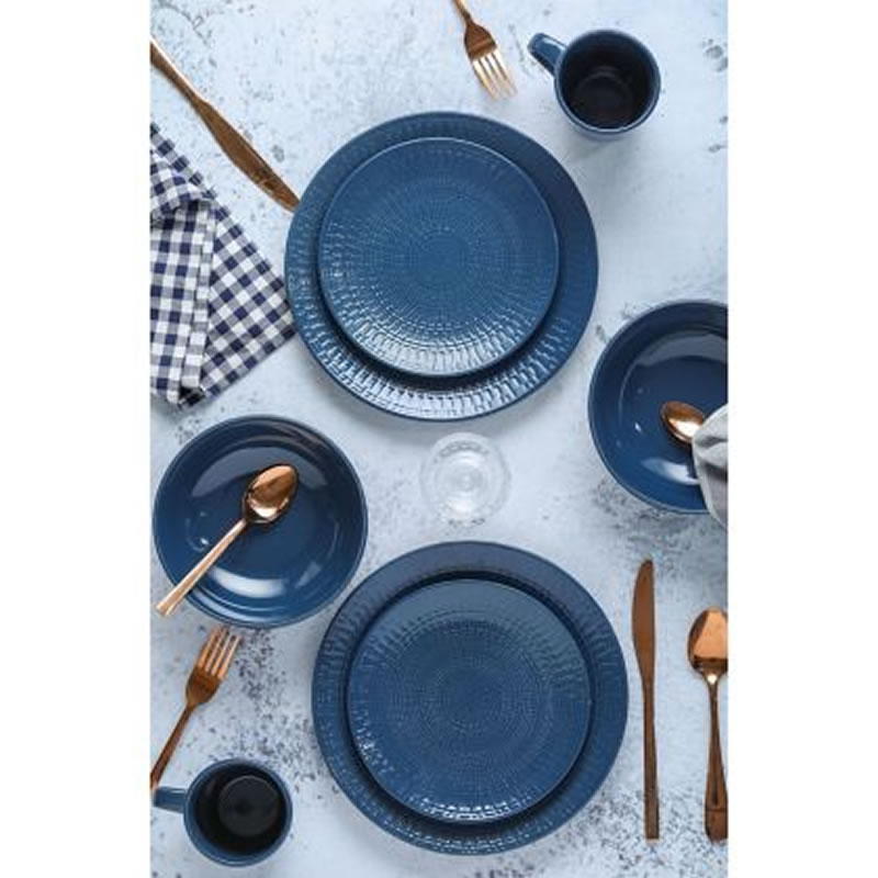 Vajilla Texturizada 16 Pz Just Home Collection 8769206 SMAC