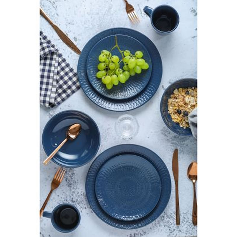 Vajilla Texturizada 16 Pz Just Home Collection 8769206 SMAC