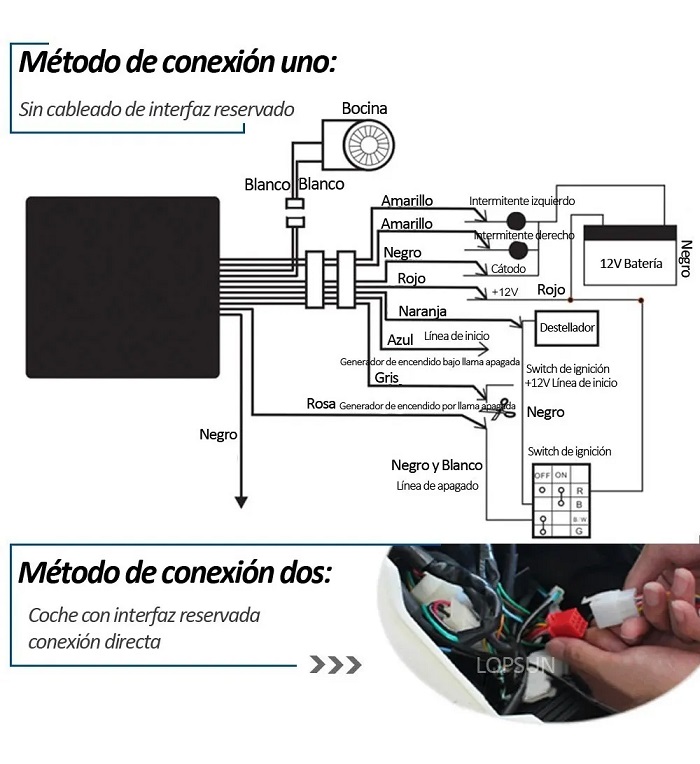 Alarma Antirrobo Para moto Encendido A Distancia Control Remoto