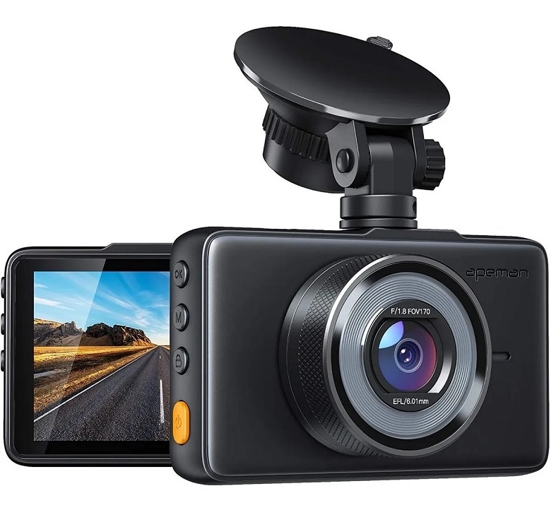 Cámara Para Automóvil Apeman 1080p Hd 