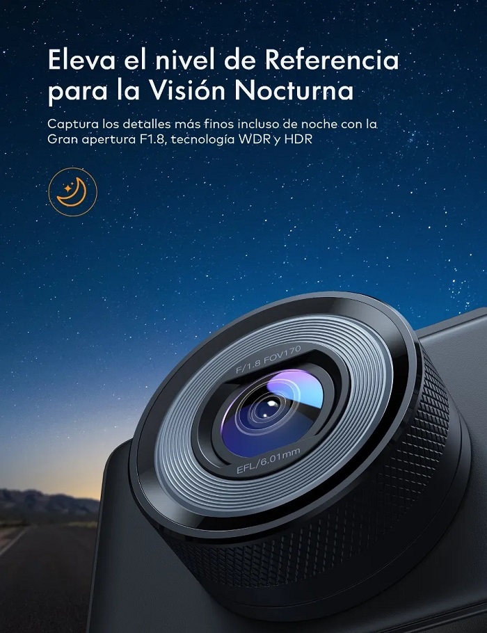 Cámara Para Automóvil Apeman 1080p Hd 