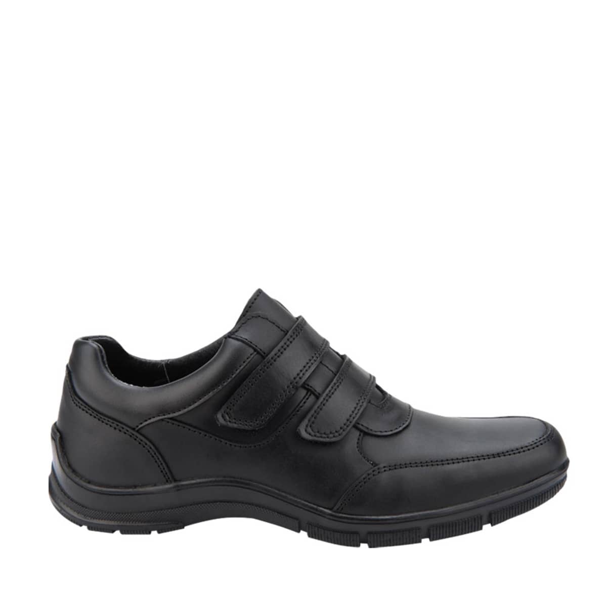 Zapato Escolar Casual Choclo Kafe Color Negro Para Niño 7105 1053438